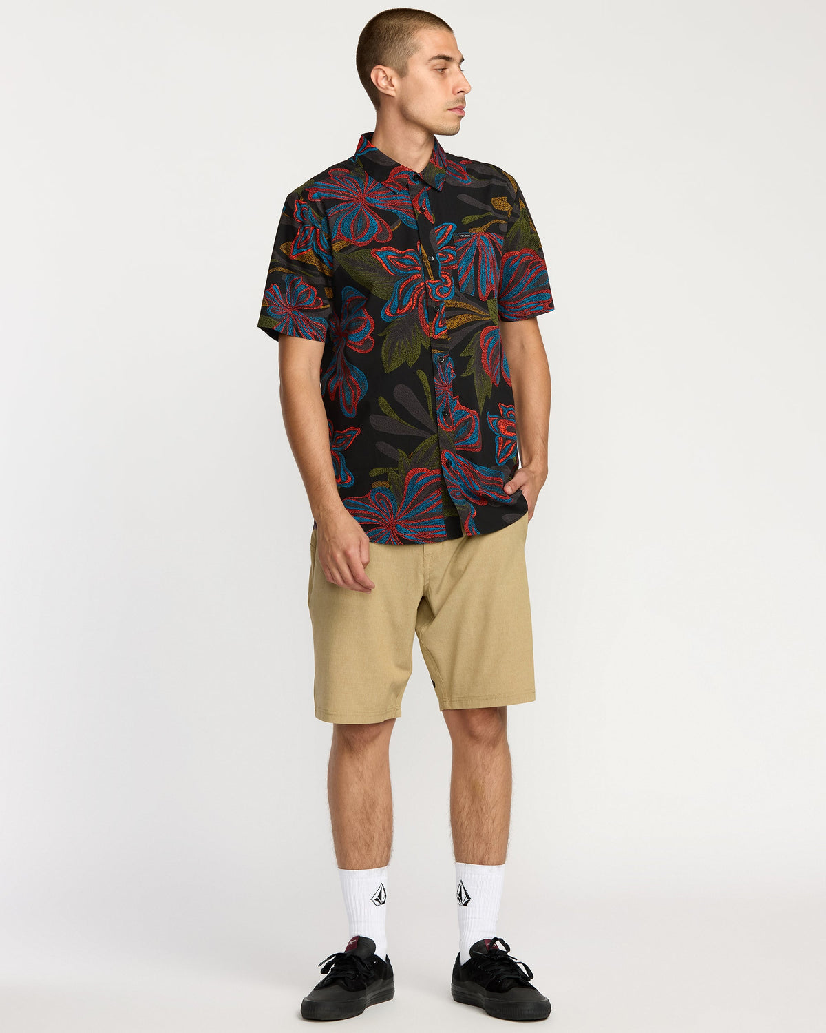 Men's Rendezvous Floral Short Sleeve Shirt | Volcom Classic