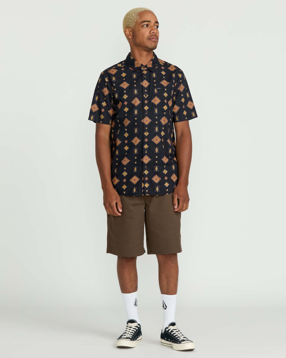 Men's Desert Dobby Short Sleeve Shirt | Volcom Great Value