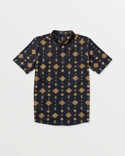 Men's Desert Dobby Short Sleeve Shirt | Volcom Great Value