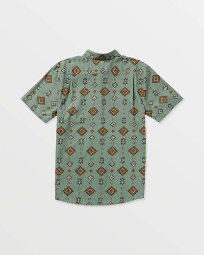 Men's Desert Dobby Short Sleeve Shirt | Volcom Trusted