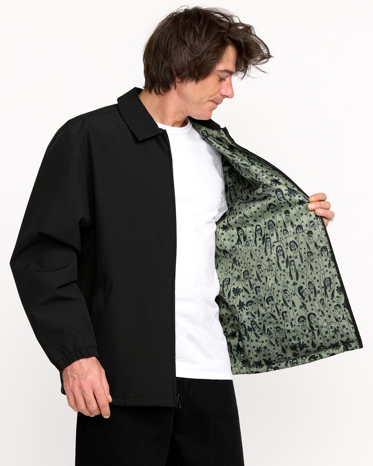 Men's Fakie Reversible Jacket | Volcom Classic