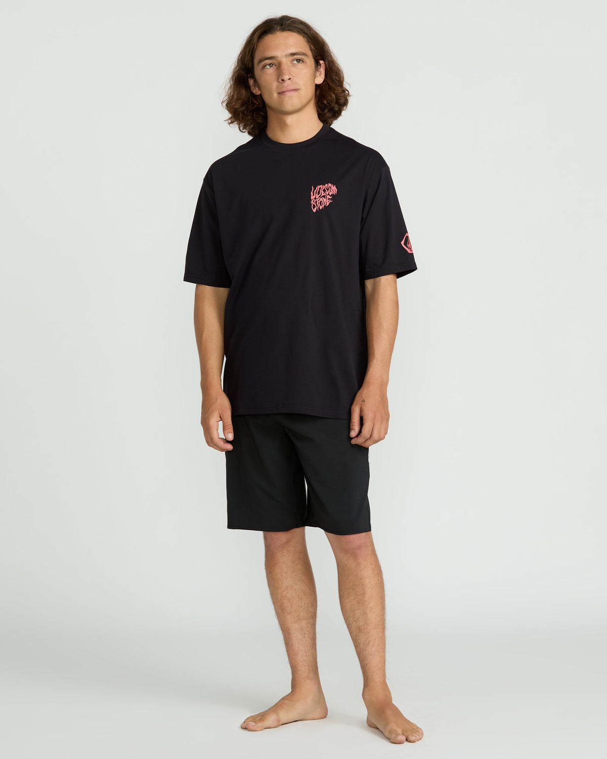 Men's Wavvyyy Surf Short Sleeve Rashguard | Volcom Exclusive
