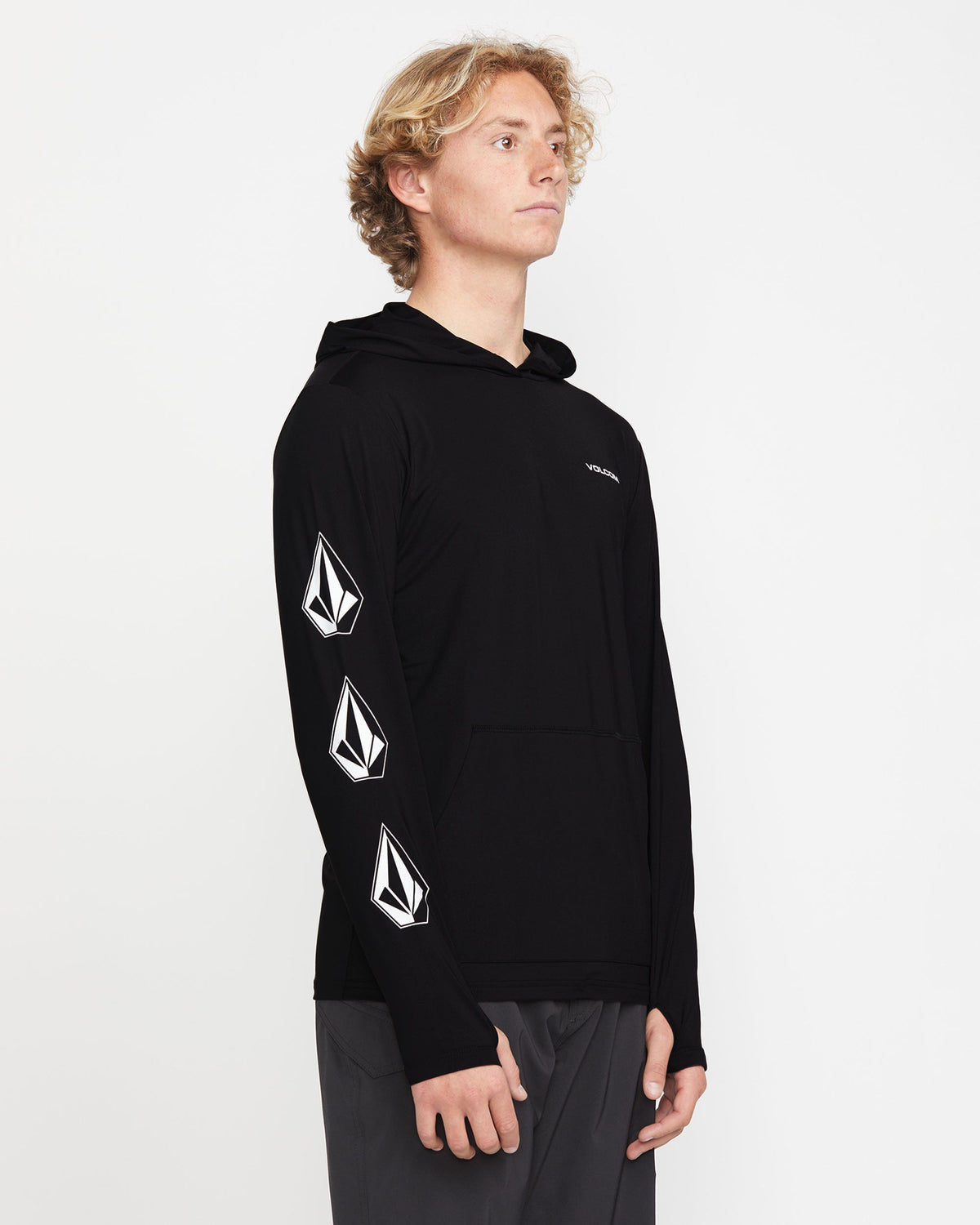 Men's Largee Iconic Hood Long Sleeve Rashguard | Volcom Hot Sale