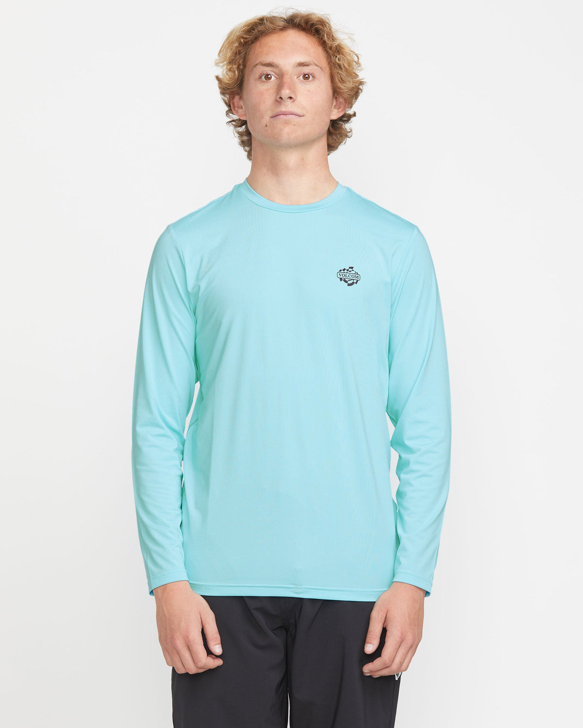 Men's Oval Track Loose Long Sleeve Surf Tee | Volcom Classic