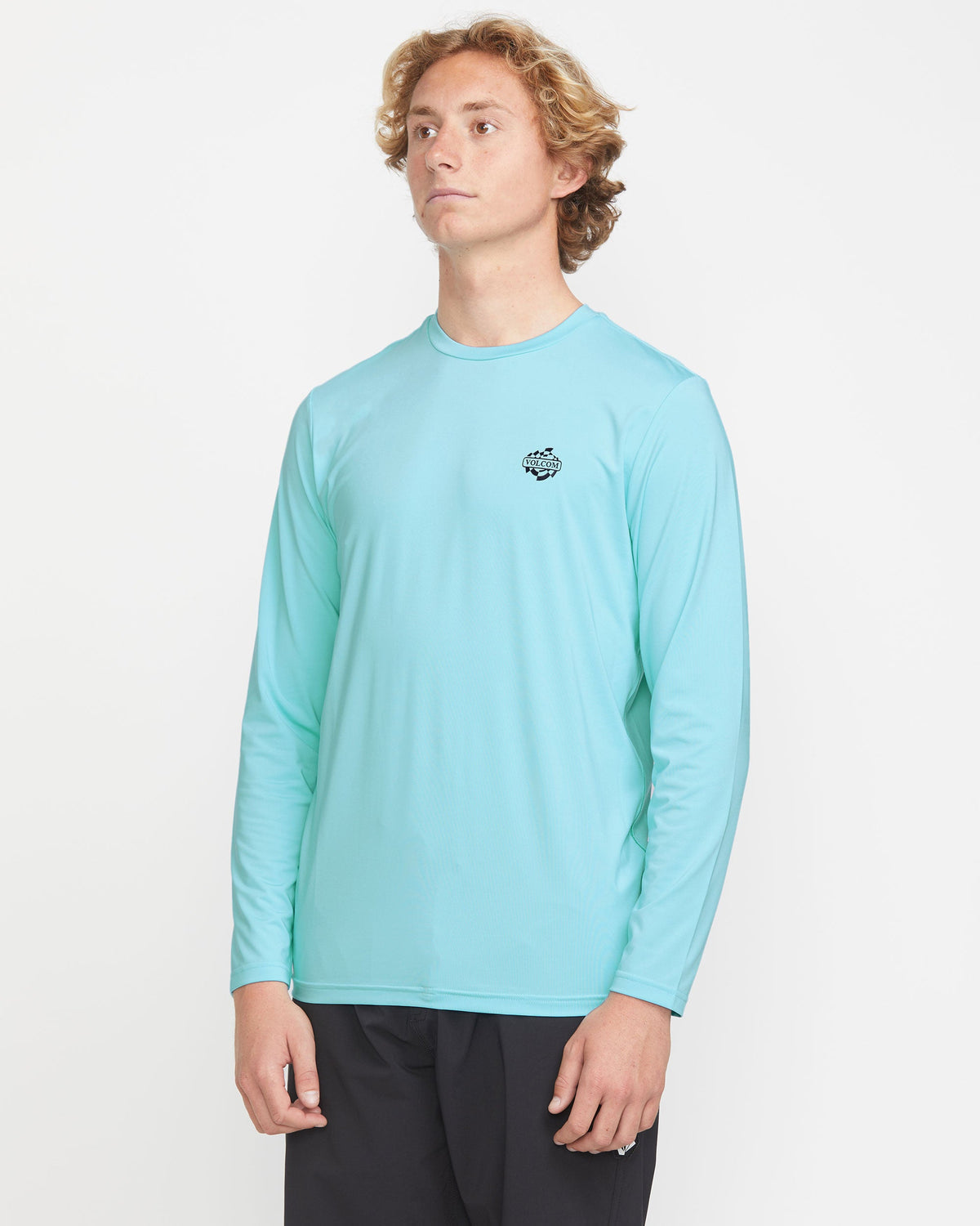 Men's Oval Track Loose Long Sleeve Surf Tee | Volcom Classic