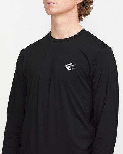 Men's Oval Track Loose Long Sleeve Surf Tee | Volcom Premium