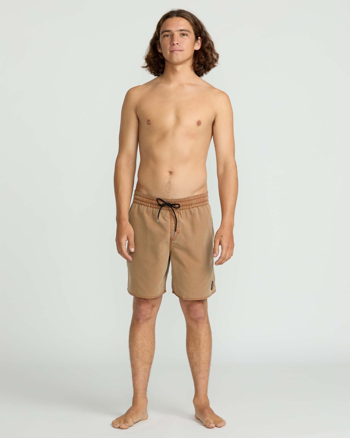 Men's Center Elastic Waist Trunks | Volcom Featured