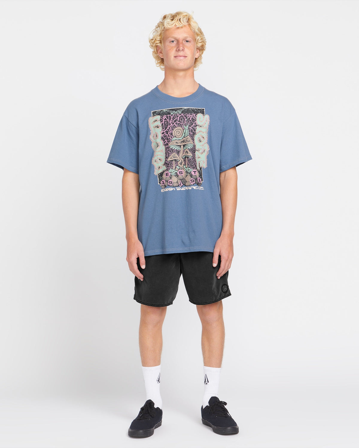 Men's Center Elastic Waist Trunks | Volcom Signature