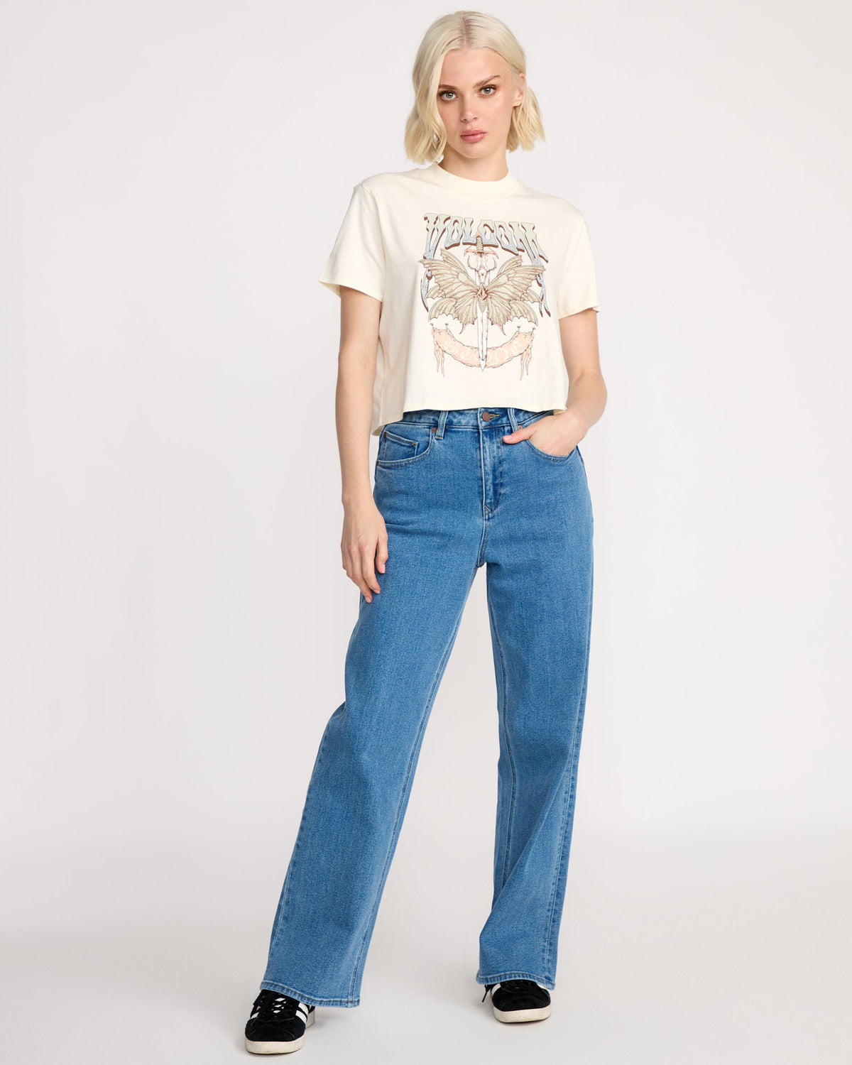 Women's Dial Crop Tee | Volcom Discount