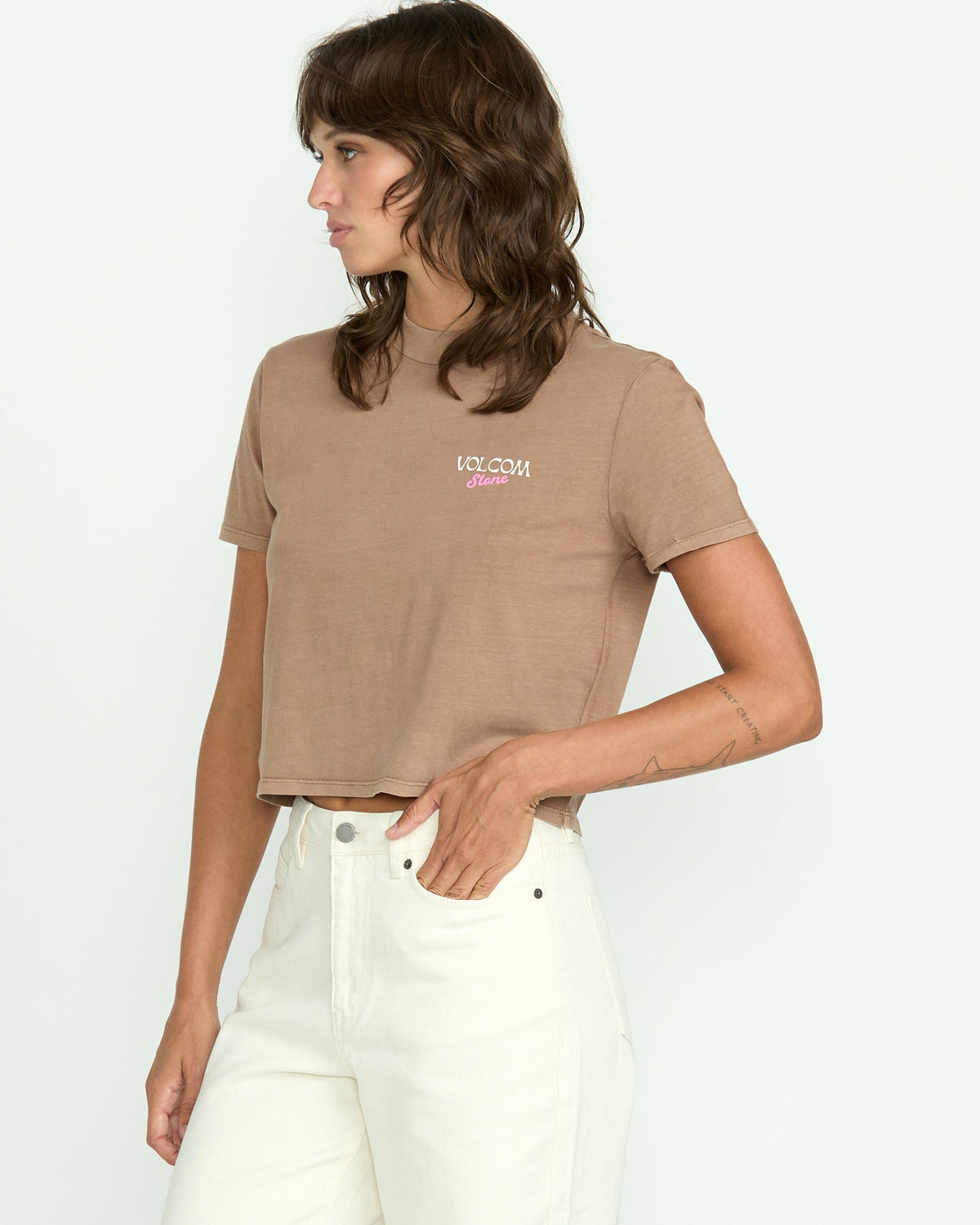 Women's Dial Crop Tee | Volcom Customer Favorite