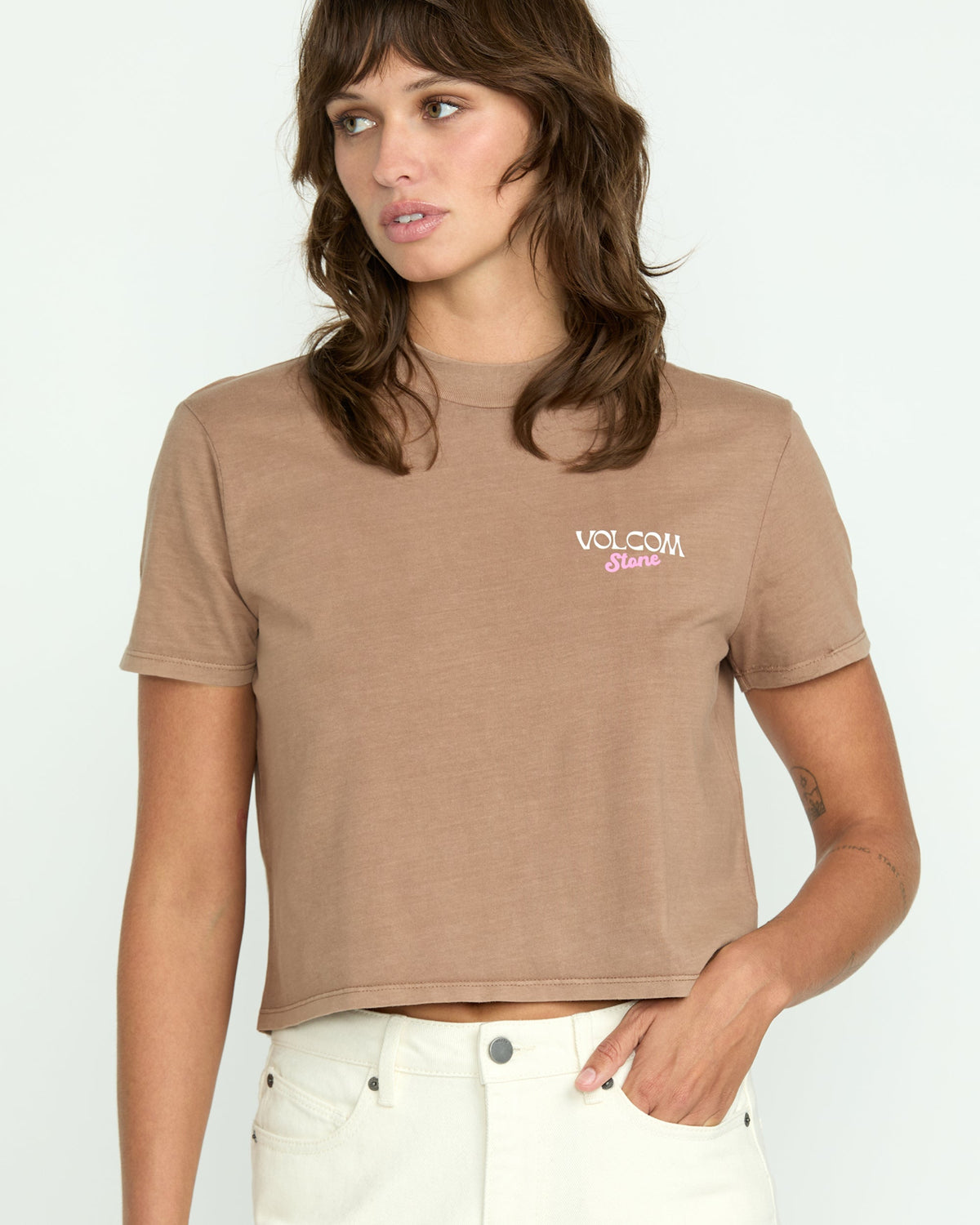 Women's Dial Crop Tee | Volcom Customer Favorite