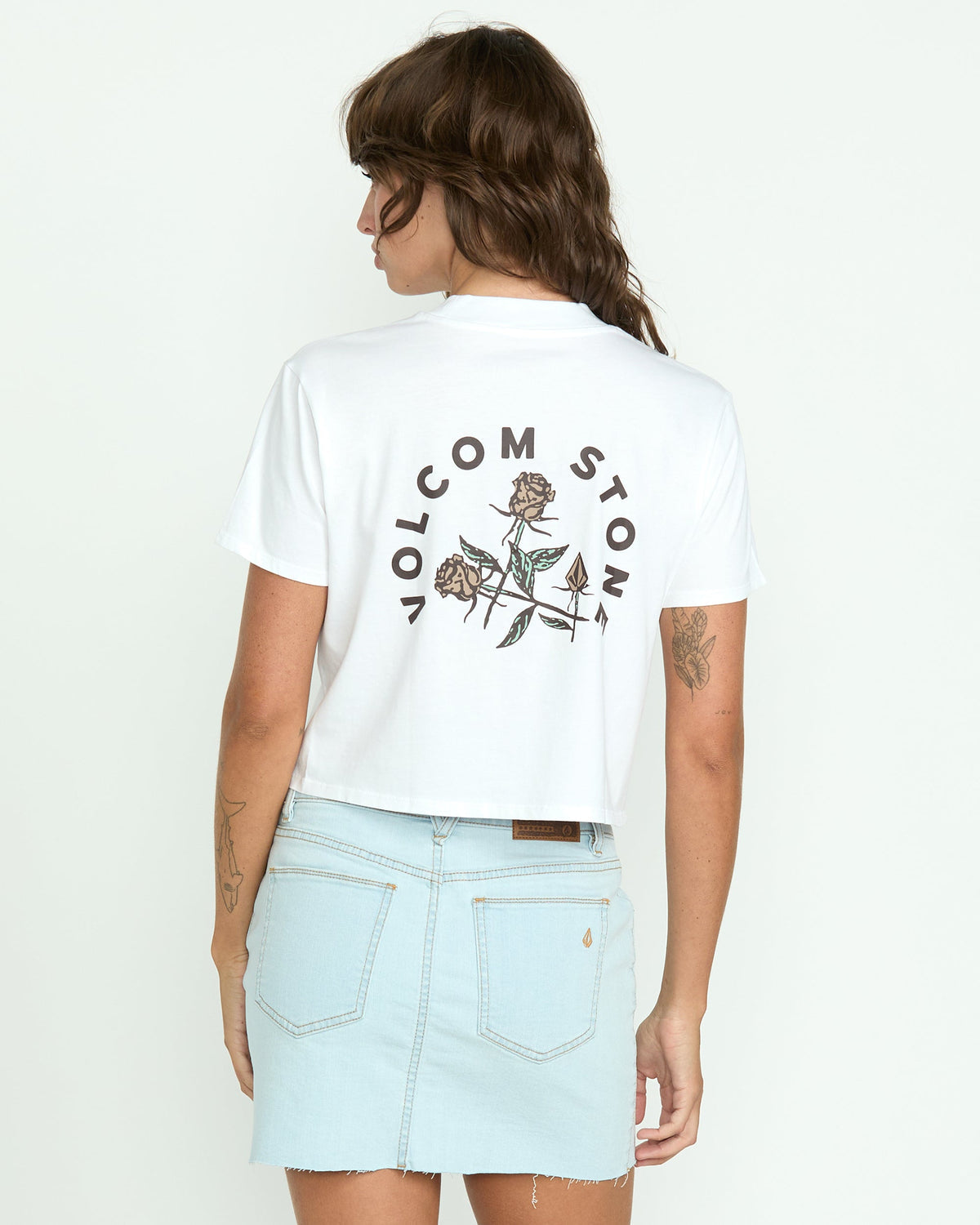 Women's Dial Crop Tee | Volcom Customer Favorite