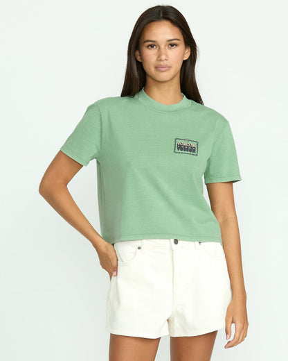 Women's Dial Crop Tee | Volcom Exclusive