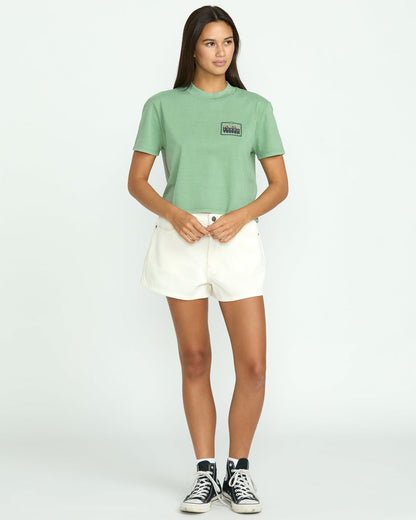 Women's Dial Crop Tee | Volcom Exclusive