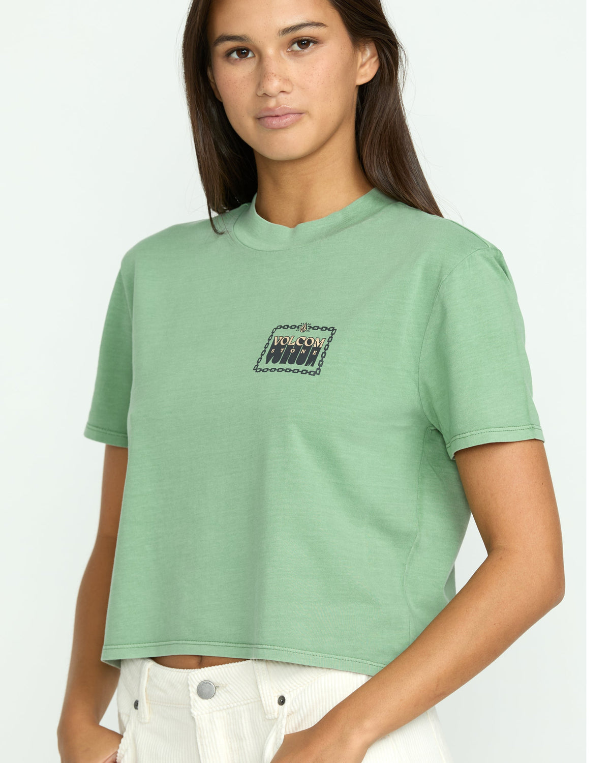 Women's Dial Crop Tee | Volcom Exclusive