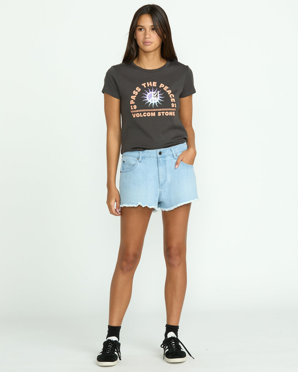 Women's 1991 Stoned Denim Shorts | Volcom Latest