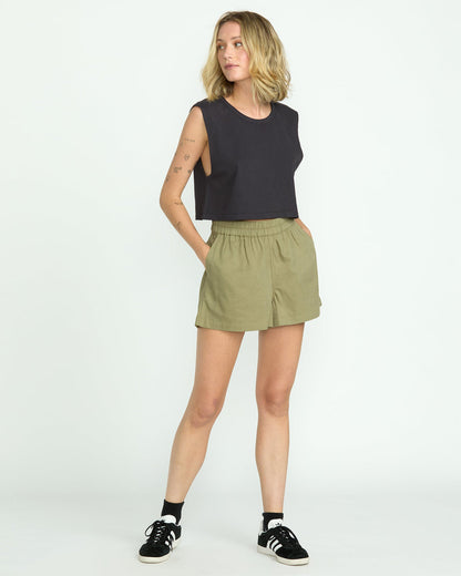 Women's Lived In Track Shorts | Volcom Smart Buy