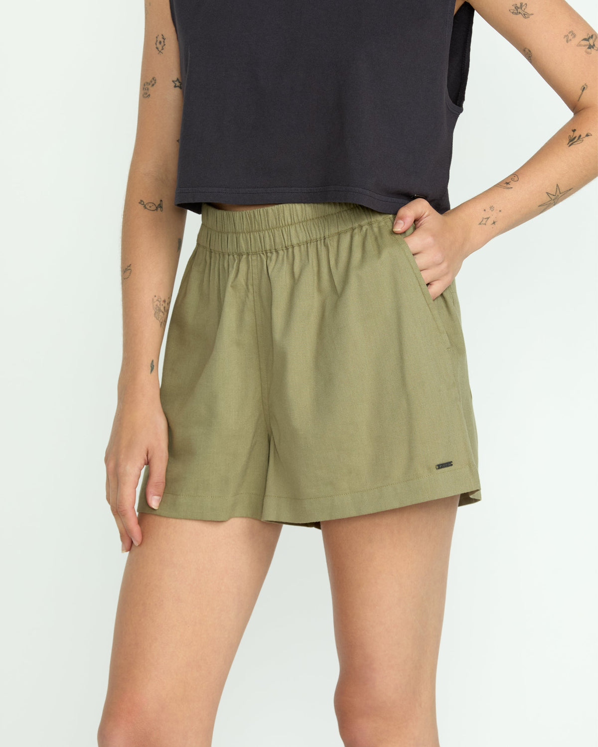 Women's Lived In Track Shorts | Volcom Smart Buy