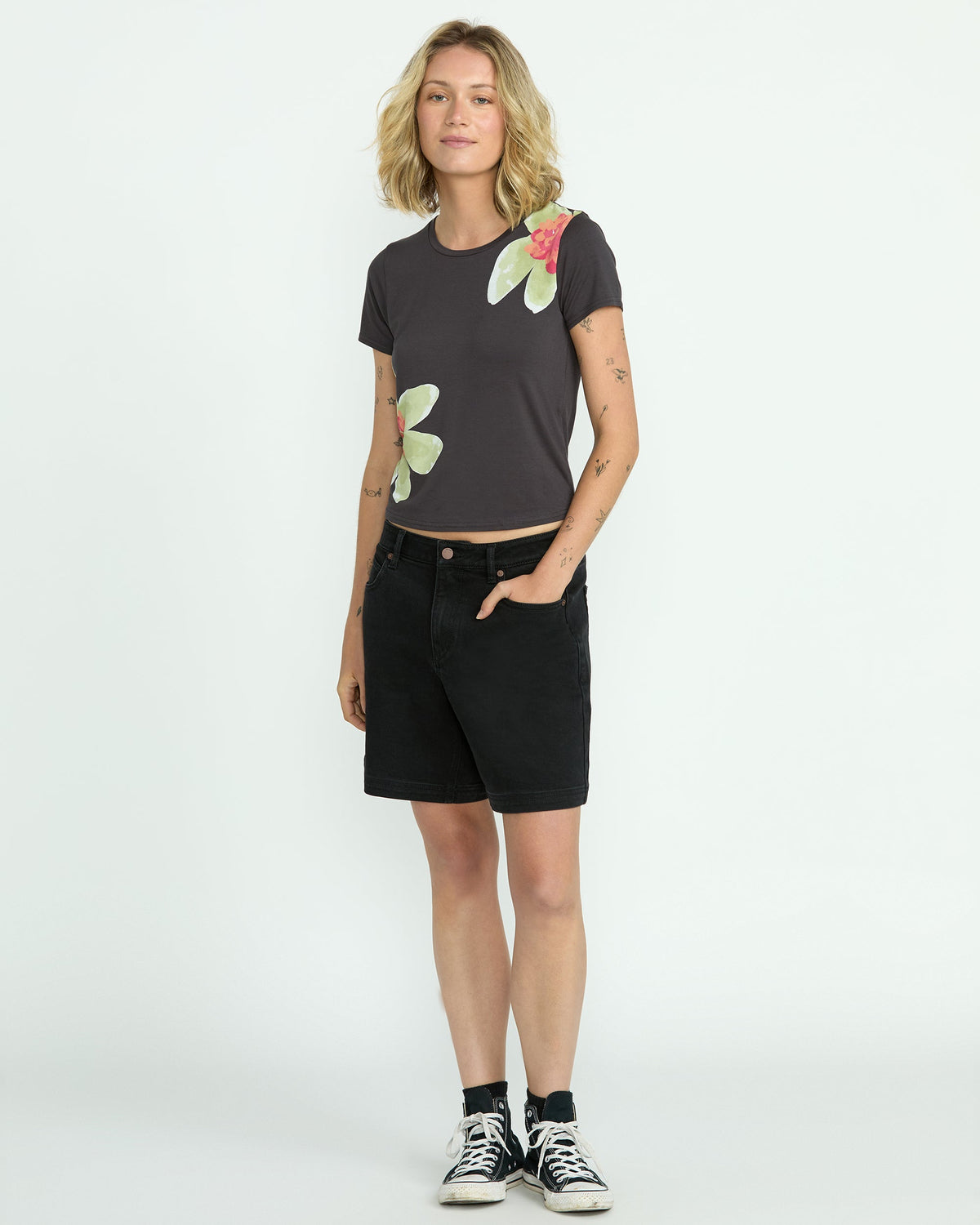 Women's Strait Up Long Shorts | Volcom Latest
