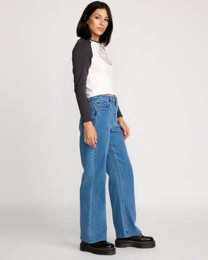 Women's Stoned Boyfriend High Rise Jeans | Volcom Top Pick