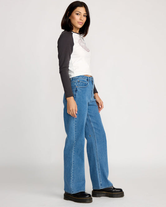 Women's Stoned Boyfriend High Rise Jeans | Volcom Top Pick
