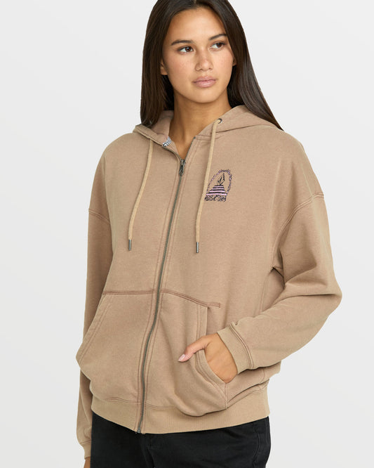 Women's Stone Art Up Zip Sweatshirt | Volcom Best Seller