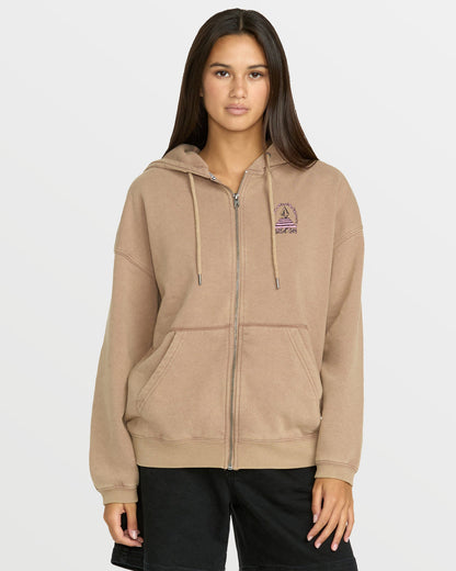 Women's Stone Art Up Zip Sweatshirt | Volcom Best Seller