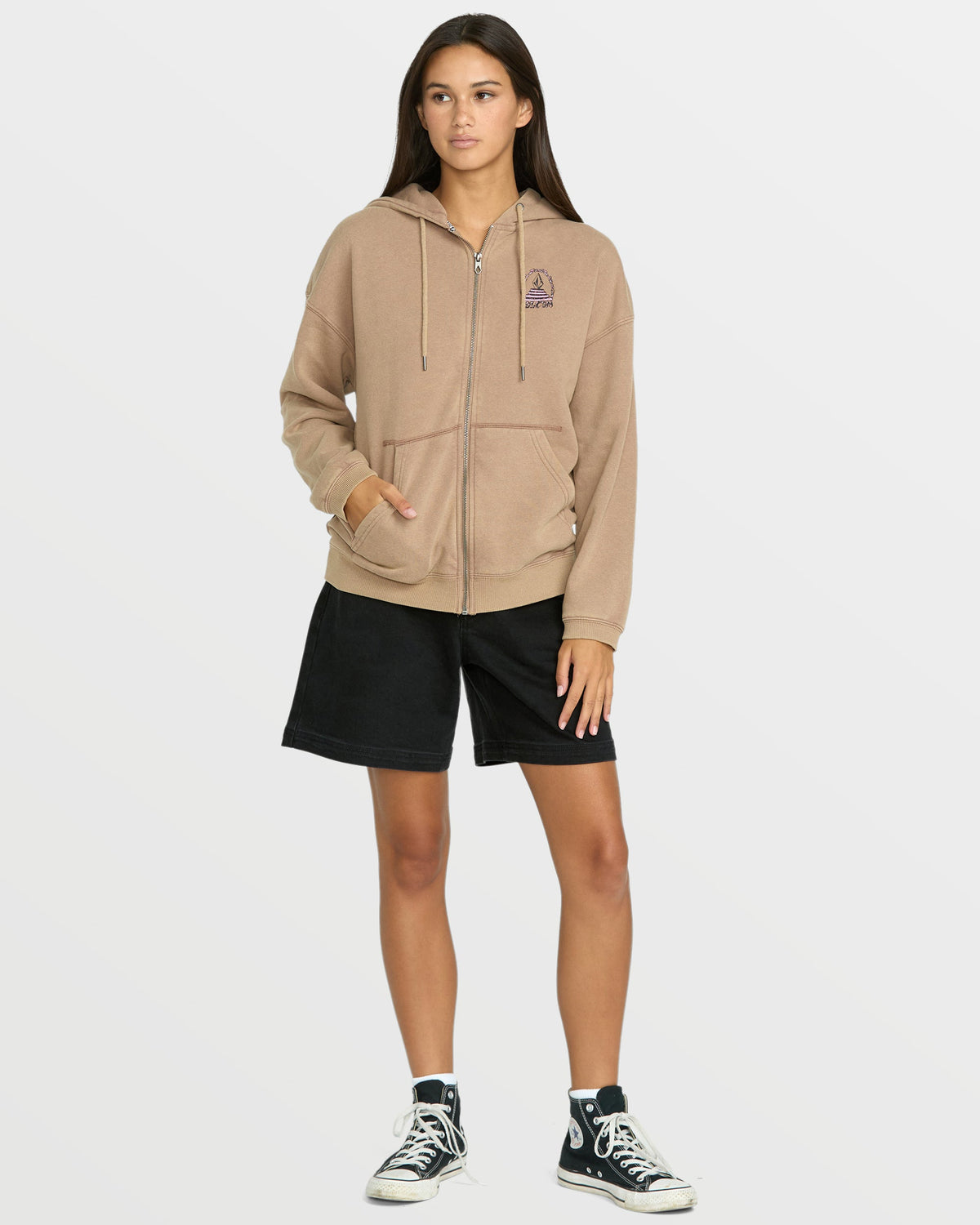 Women's Stone Art Up Zip Sweatshirt | Volcom Best Seller