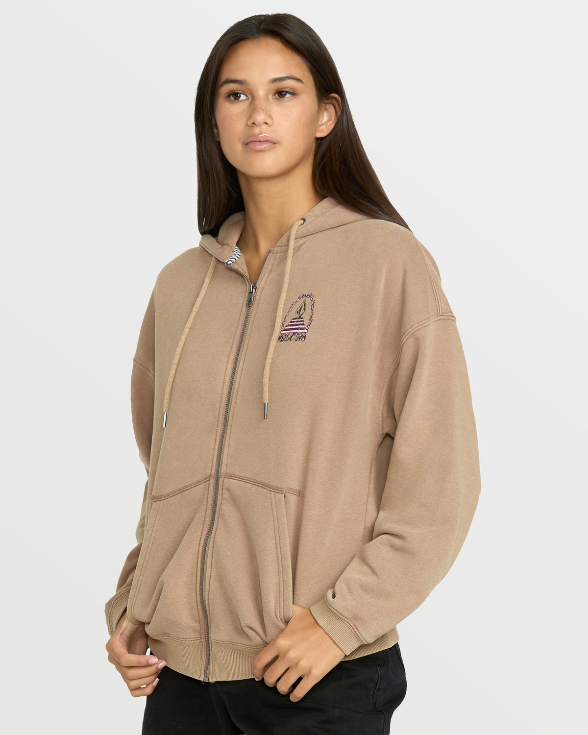 Women's Stone Art Up Zip Sweatshirt | Volcom Best Seller