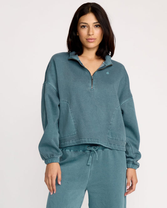 Women's Stone Soft Quarter Zip Pullover | Volcom New