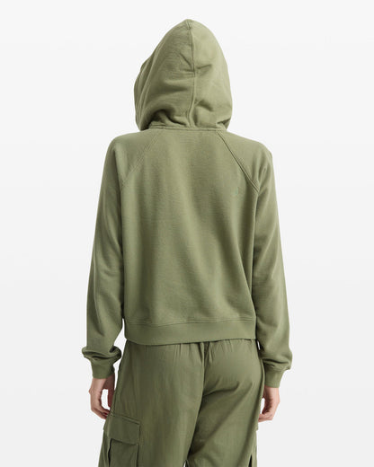 Women's Lived In Fleece Zip Sweatshirt | Volcom Smart Buy