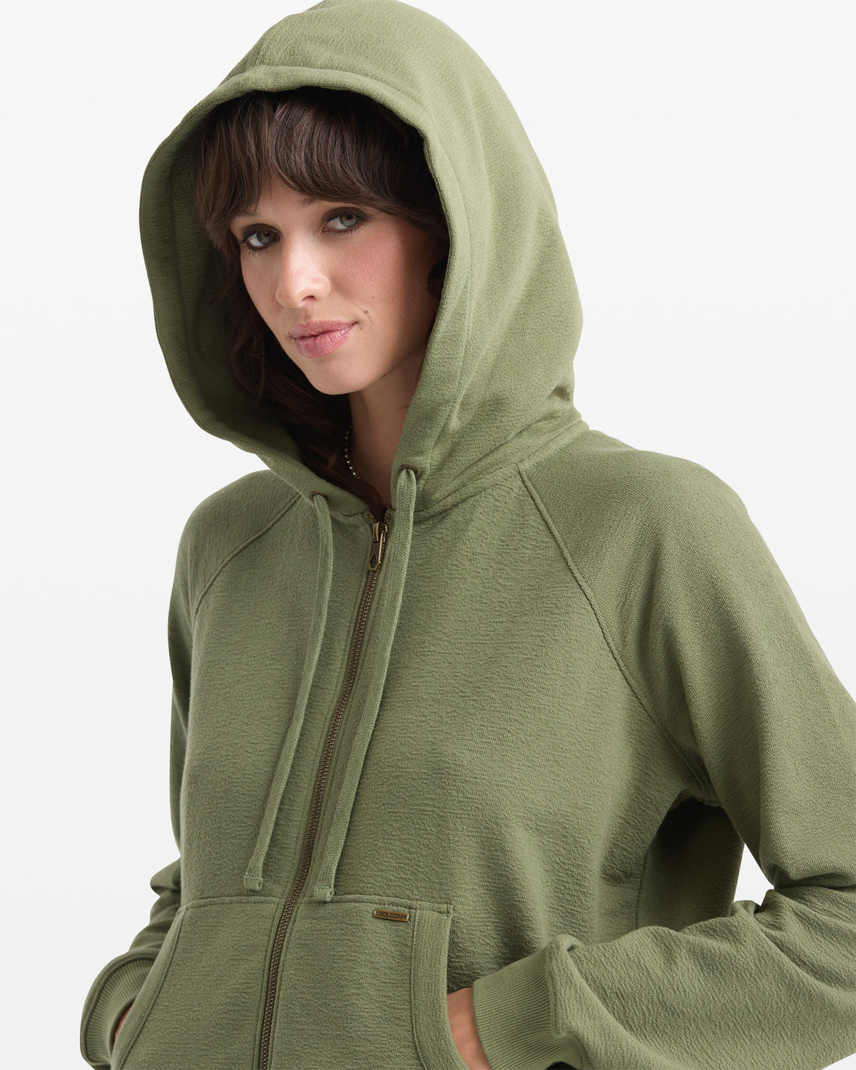 Women's Lived In Fleece Zip Sweatshirt | Volcom Smart Buy
