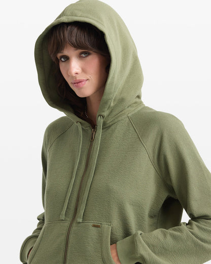 Women's Lived In Fleece Zip Sweatshirt | Volcom Smart Buy