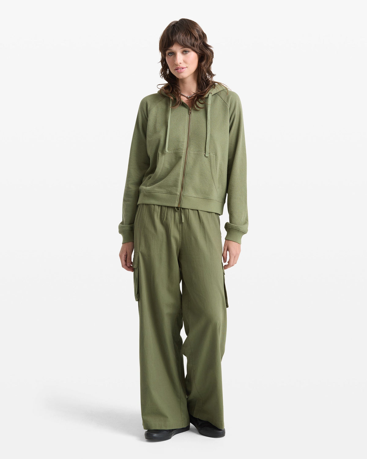 Women's Lived In Fleece Zip Sweatshirt | Volcom Smart Buy