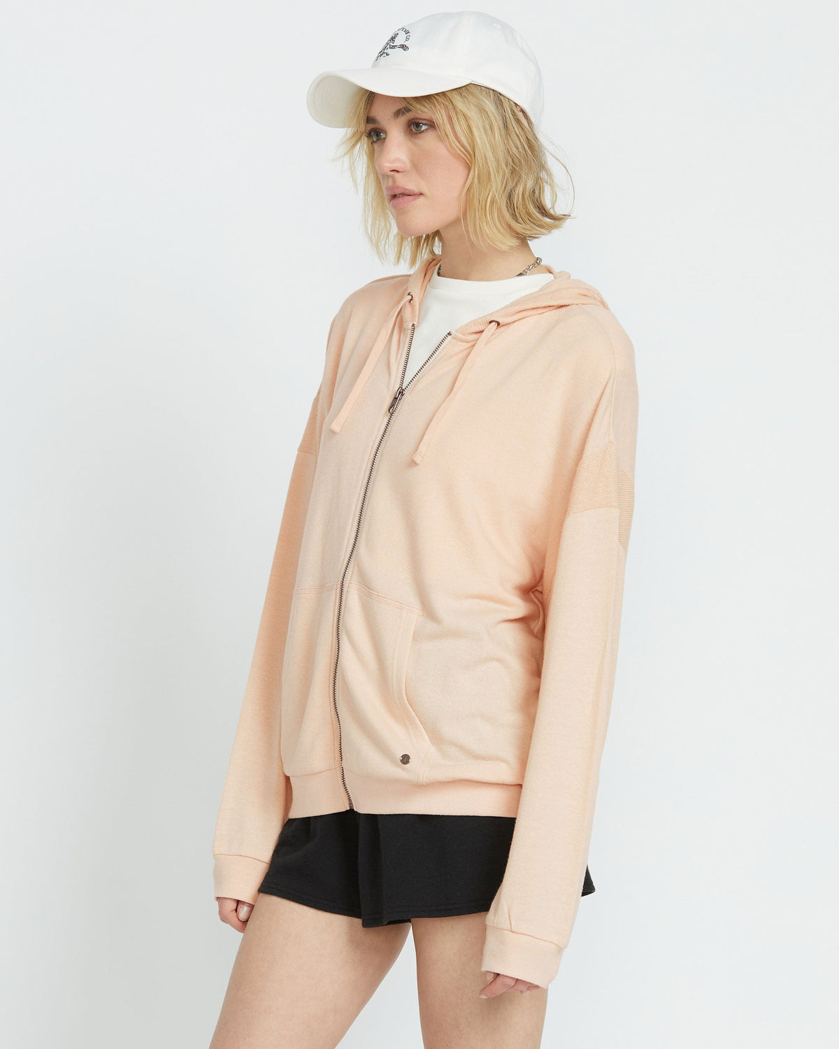 Women's Lived in Lounge Frenchie Zip Hoodie | Volcom Popular