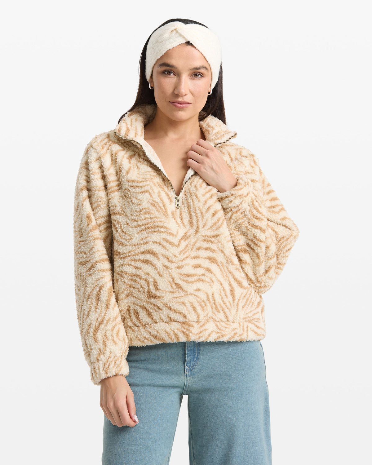 Women's Halfstone Zip Sweatshirt | Volcom Top Pick
