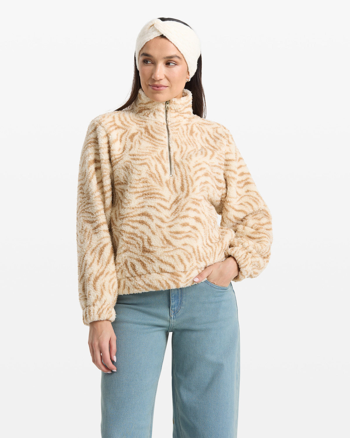 Women's Halfstone Zip Sweatshirt | Volcom Top Pick