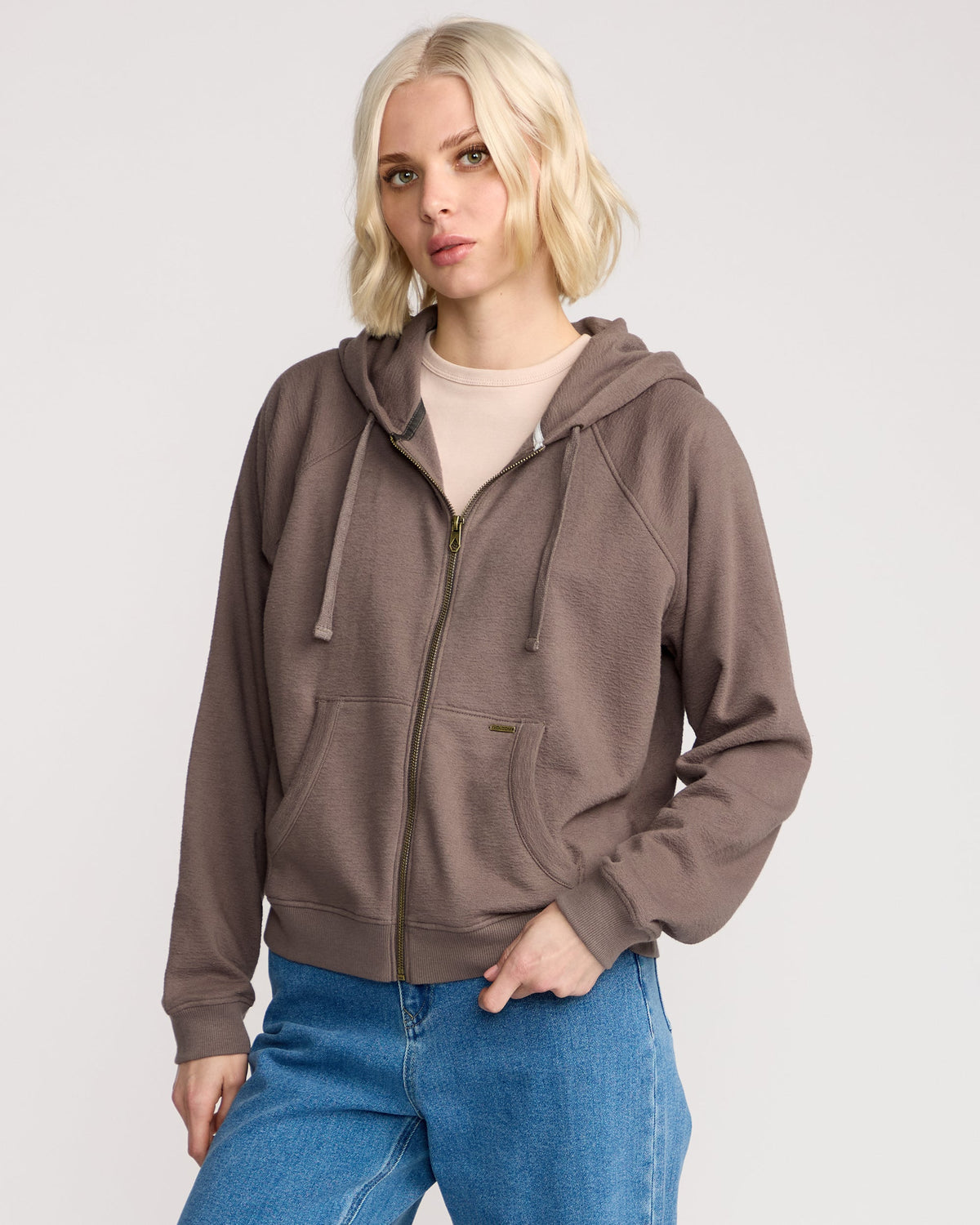 Women's Lived In Fleece Zip | Volcom Signature