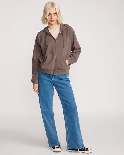 Women's Lived In Fleece Zip | Volcom Signature