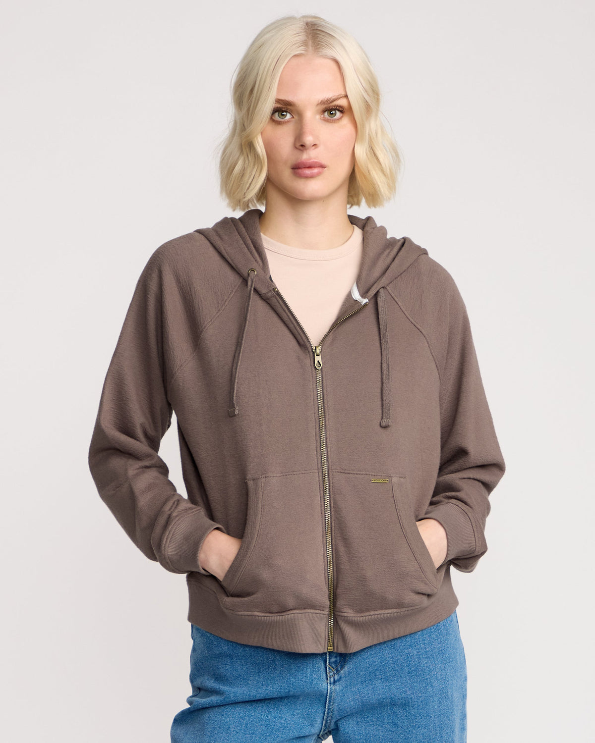 Women's Lived In Fleece Zip | Volcom Signature