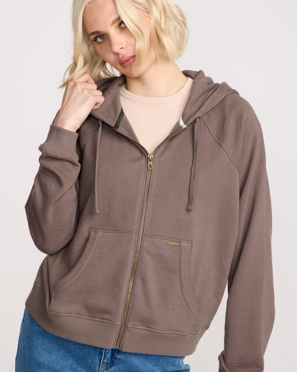 Women's Lived In Fleece Zip | Volcom Signature