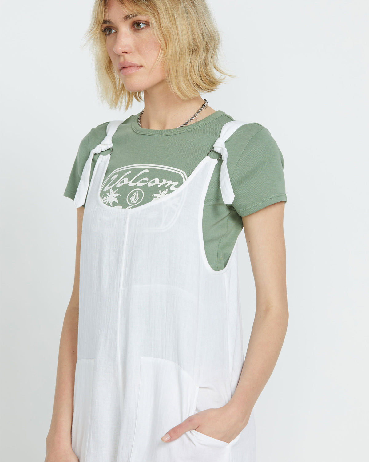 Women's Lil Tie Strap Romper | Volcom Sale