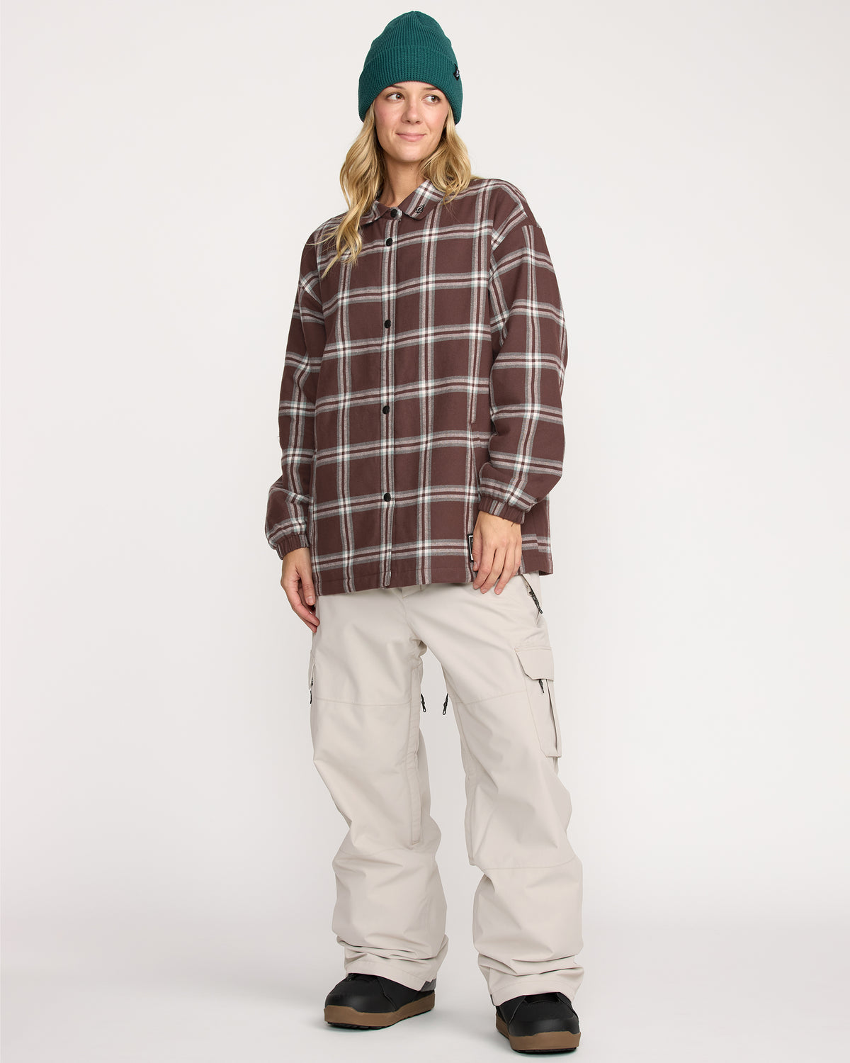 Women's Ins Riding Flannel Jacket | Volcom Classic