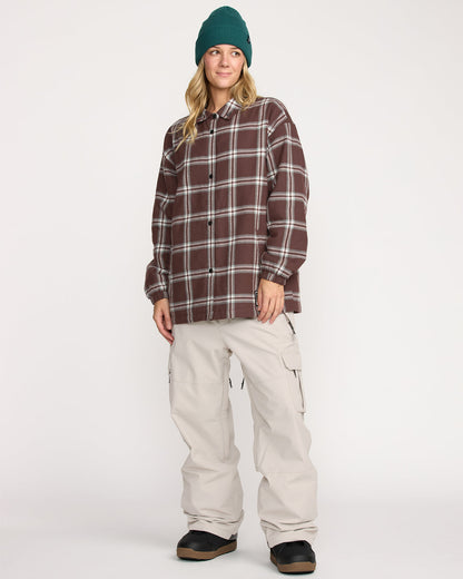 Women's Ins Riding Flannel Jacket | Volcom Classic