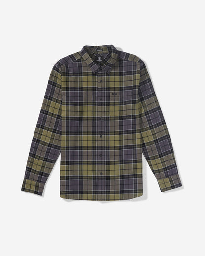 Men's Caden Plaid Long Sleeve Shirt | Volcom Signature