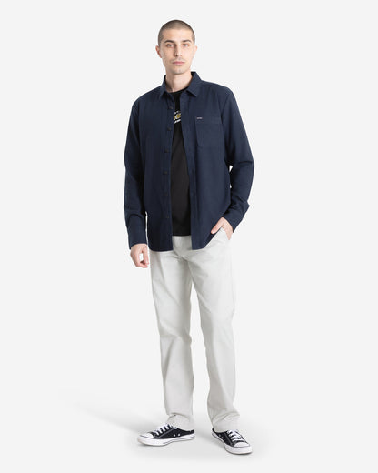 Men's Caden Solid Long Sleeve Shirt | Volcom Latest
