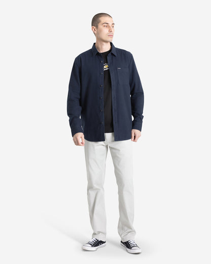 Men's Caden Solid Long Sleeve Shirt | Volcom Latest