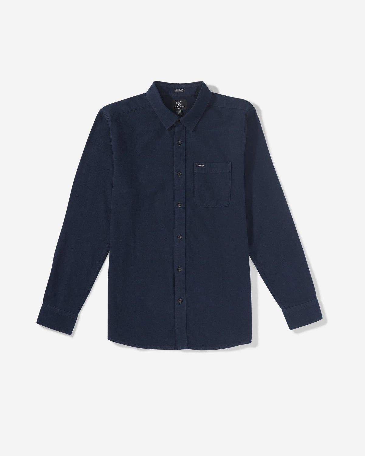 Men's Caden Solid Long Sleeve Shirt | Volcom Latest