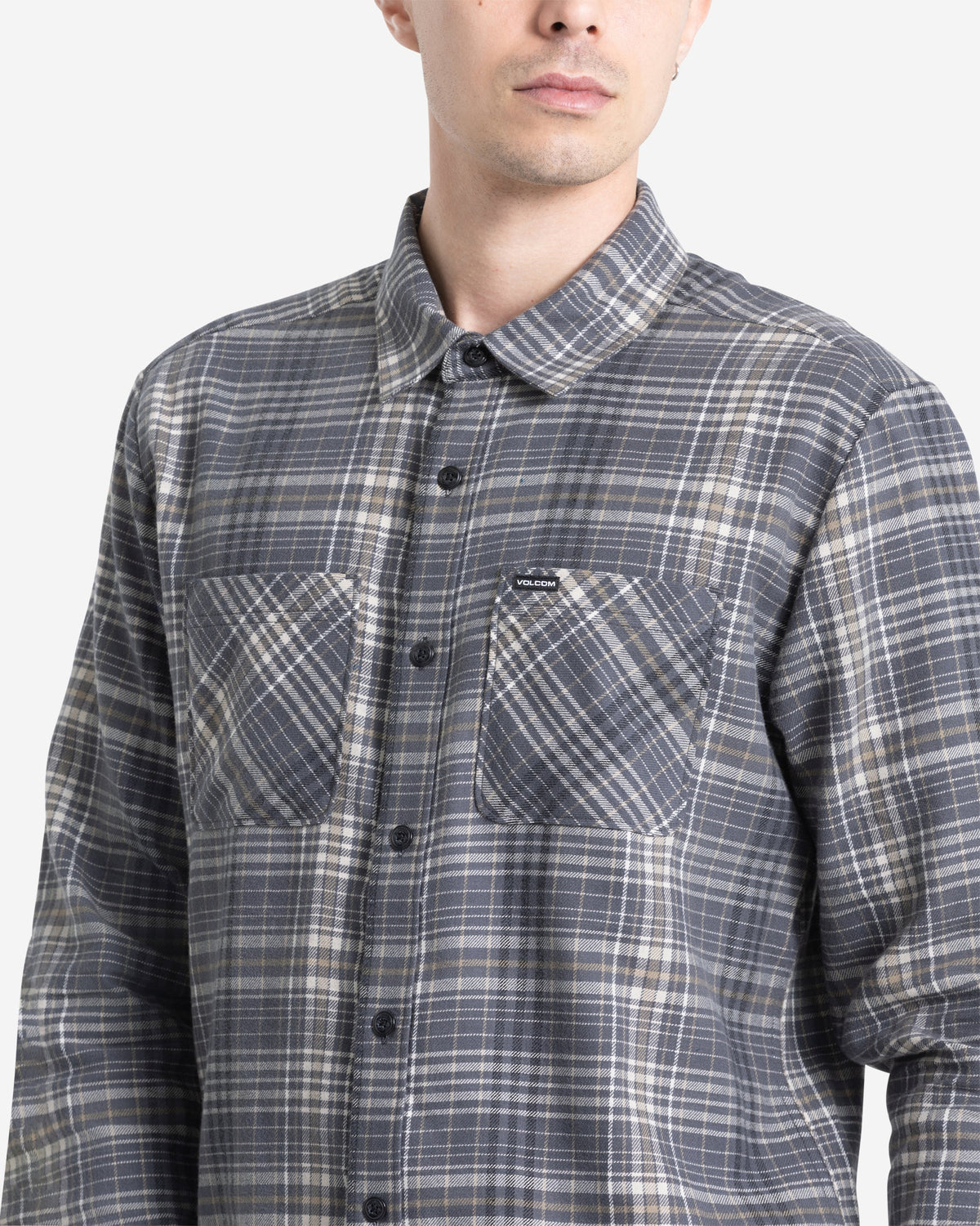 Men's Netastone Flannel Long Sleeve Shirt | Volcom Trusted