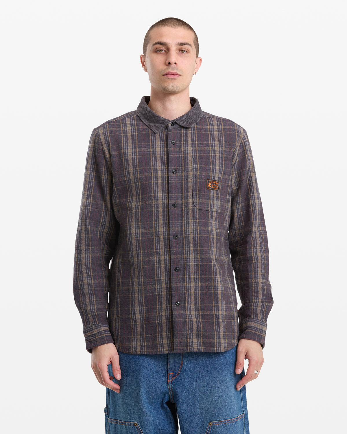 Men's Stonevise Plaid Long Sleeve | Volcom Quality
